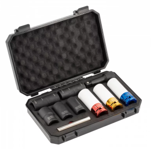 ZESTAW NASADEK DO USZKODZONYCH ŚRUB I NAKRĘTEK Z FELG 1/2’’ 17-21mm HT4R108