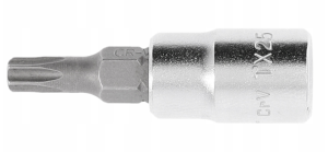 Klucz trzpieniowy nasadka T25 1/4" Hogert HT1S645