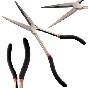 Szczypce długie proste płasko szczypy 250mm KD10814