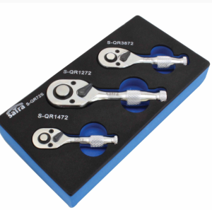 zestaw grzechotek krótkich 1/4″ 3/8″ 1/2″ 72 zęby Satra S-QR72S