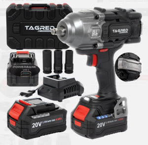 Klucz udarowy akumulatorowy bezszczotkowy 2 x aku 20V 4Ah 1898Nm TA8000