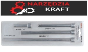 ZESTAW PRZEDŁUŻEK 1/4'' 4SZT. KD10236