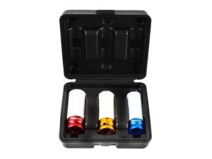 Zestaw nasadek udarowych alufelg 17mm 19mm 21mm GEKO G10510