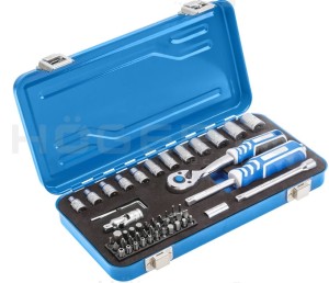 ZESTAW KLucze Nasadowe Nasadki 53 SZT HT1R485