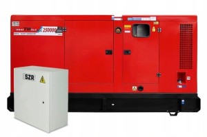 AGREGAT GENERATOR PRĄDOTWÓRCZY SILENT 250 KVA ATS