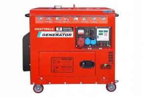 AGREGAT GENERATOR PRĄDOTWÓRCZY SDG9800S 9,8 KW WYCISZONY double tank