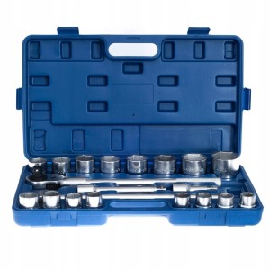 Klucze nasadowe 6 kątne 3/4" kute CRV 21 el. do TIR, grzechotka, duże nasadki TA205