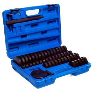 Zestaw, narzędzia do montażu i demontażu łożysk oraz tulei, ściągacz tulei łożysk, adaptery prasy 18-74 mm 52-el. TA1092