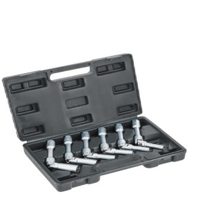 Zestaw długich nasadek do świec 6 szt. HT8G320