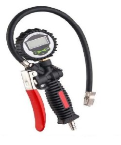 Pistolet do pompowania kół z manometrem LCD KD1366