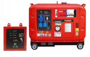 GENERATOR AGREGAT PRĄDOTWÓRCZY KrafTWele SDG9000S 9,5KVA 1F 230V ATS