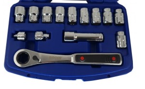 ZESTAW KLUCZY KLUCZE NASADOWE PRZELOTOWE Rooks OK-01.0014