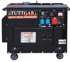 GENERATOR  AGREGAT PRĄDOTWÓRCZY WYCISZONY 7,8 kW 3F 8000S 3F  STUTTGART