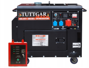 AGREGAT GENERATOR PRĄDOTWÓRCZY STUTTGARD 8000S 3F WYCISZONY 7,8KW ATS