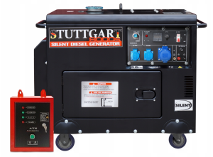 AGREGAT GENERATOR PRĄDOTWÓRCZY STUTTGARD 8000S 1F WYCISZONY 7,8KW ATS