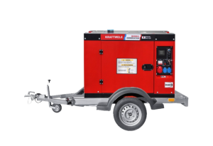 AGREGAT GENERATOR PRĄDOTWÓRCZY SDG18000S-A 18 KVA 3F PRZYCZEPIE TRANSPORTOWEJ