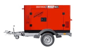 AGREGAT GENERATOR PRĄDOTWÓRCZY SDG18000S 18KVA 3F NA  PRZYCZEPIE TRANSPORTOWEJ 