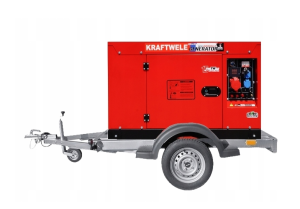 AGREGAT GENERATOR PRĄDOTWÓRCZY SDG22000S-A Silent 22KVA na Przyczepie Transportowej