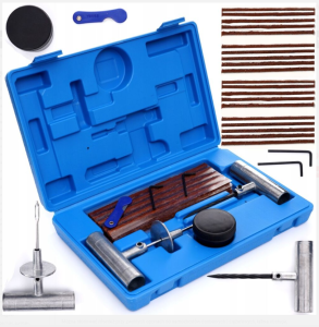 Zestaw naprawczy do naprawy opon komplet do załatania 20 opon 27-el. TA4132