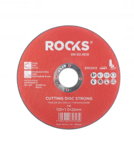 Tarcza Do Cięcia Metalu Inox Strong 125x1,0x22,2 - T41 OK-03.4519