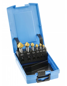 ZESTAW FAZOWNIKÓW DO METALU POKRYTY TYTANEM HT6D190 6el.