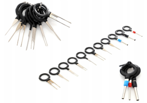 KLUCZE WYJMAKI DO PINÓW DEMONTAŻU ZESTAW 11SZT KD1132