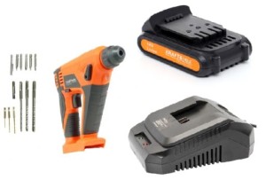 ZESTAW MŁOTOWIERTARKA AKUMULATOROWA 18V KD1756 + AKUMULATOR KD1760+ ŁADOWARKA KD1761 X Series