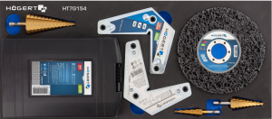 WKŁAD SZAFKI EVA ZESTAW WIERTEŁ WIERTŁA MAG.KĄTOWNIKI DO METALU 53szt HT7G154