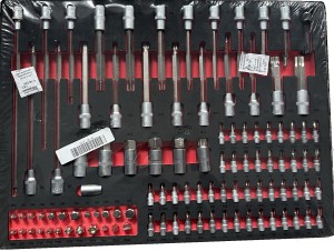 ZESTAW Klucze trzpieniowe SPLINE TORX długie wkład SZAFKI 102e. OK-01.3132