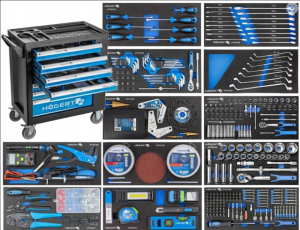 WÓZEK SZAFKA NARZĘDZIOWA 544 sztuk HOGERT HT7G050