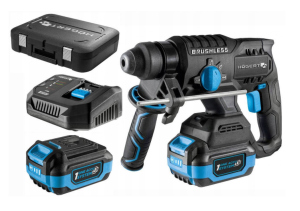 Zestaw bezszczotkowa młotowiertarka z funkcją podkuwania 2 baterie 4AH 18V HT2E249 - B24CH