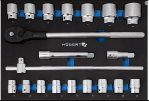 ZESTAW NARZĘDZI Z GRZECHOTKĄ 3/4'' 20 SZTUK WKŁAD DO SZAFEK HT7G180