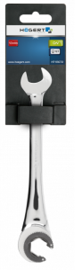 Klucz oczkowy otwarty półotwarty z grzechotką 13 mm HT1R072
