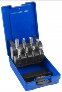 Zestaw frezów pilników zdzieraków do metalu 8 szt. HT6D579