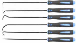 ZESTAW HAK DŁUGICH HACZYKÓW HAKÓW np. do uszczelek oringów 6szt. HT8G398