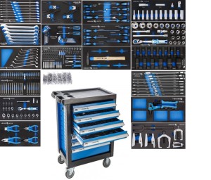 Szafka warsztatowa wózek narzędziowy BIG 874el. Hoegert HT7G058 Plus