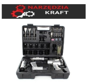 ZESTAW UDAROWY PNEUMATYCZNY WKRĘTAK KLUCZ MŁOT 4W1 KD1421