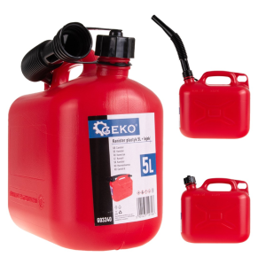 Geko Kanister plastyk 5L + lejek Geko G03240