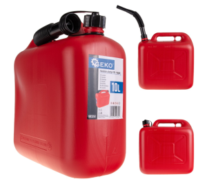 Kanister bańka z lejkiem na paliwo 10l Geko G03241