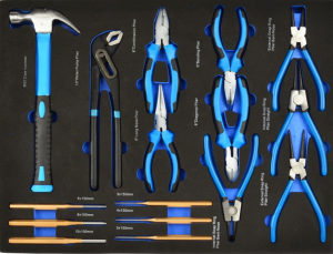 Wkład zestaw szczypiec młotków i akcesoria 16el. GEKO G10833F