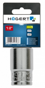 Nasadka sześciokątna klucz 1/2″, 16 mm, CrV HT1A216