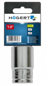 Nasadka sześciokątna 1/2″, 13 mm, CrV HT1A213