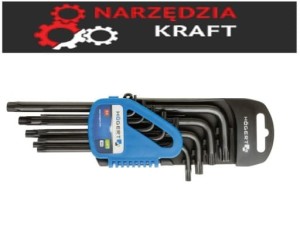 KLUCZE IMBUSOWE TORX 9EL.  HT1W816