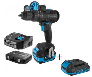 Wkrętarka wiertarka udarowa zestaw aku 4Ah 18V HT2E247-B14PD + gratis aku