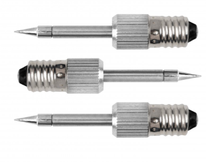 Zestaw 3 grotów do lutownicy akumulatorowej Hogert uchwyt E10 HT2C340