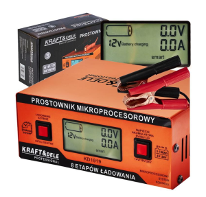 PROSTOWNIK ŁADOWARKA MIKROPROCESOROWY 10AMP 6/8/12/14/16/24 V KD1919