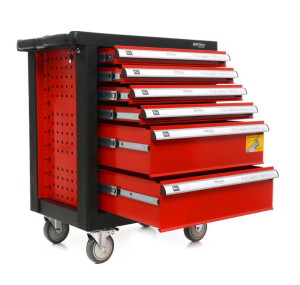 SZAFKA WÓZEK NARZĘDZIOWA 263 ELEMENTY ZAMEK KÓŁKA KD361