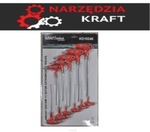 KLUCZE IMBUSOWE ZESTAW 11EL. KD10246